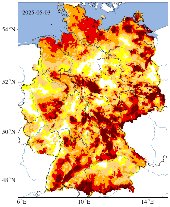 Dürremonitor Gesamtboden